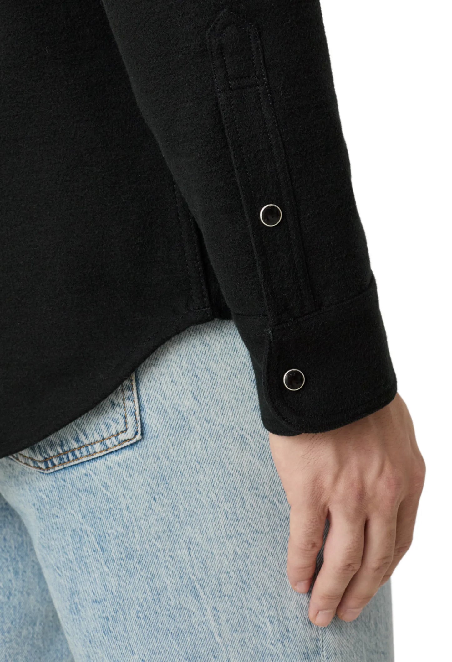 Shirt 02 in Jet Black