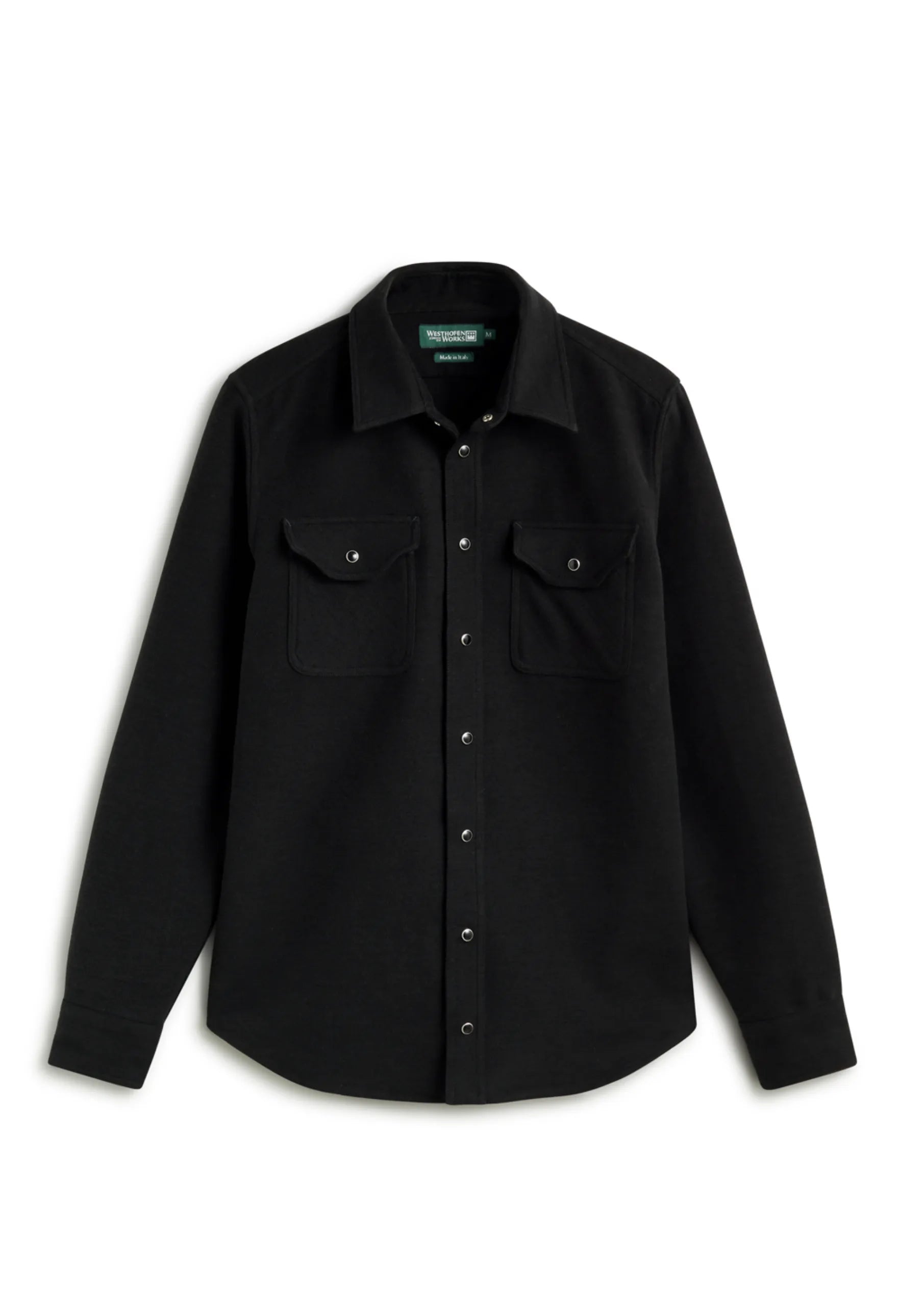 Shirt 02 in Jet Black Westhofen Works Shirt 02 in Jet Black Westhofen Works