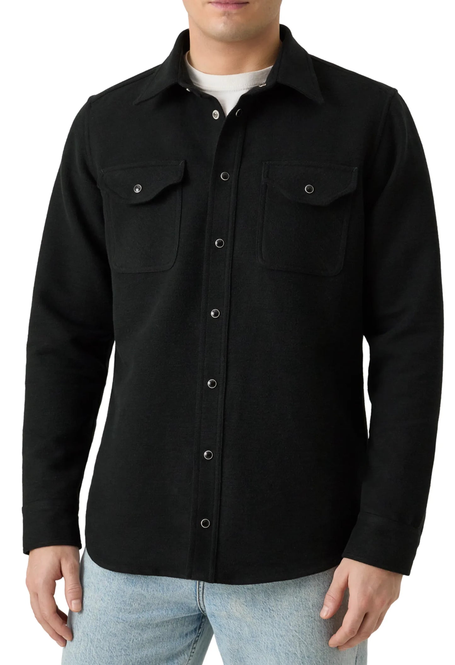 Shirt 02 in Jet Black