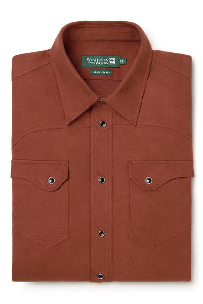 Shirt 04 in Terracotta