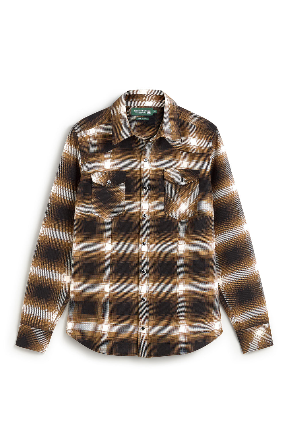 Shirt 05 in Ombre Check Espresso Bark for Women