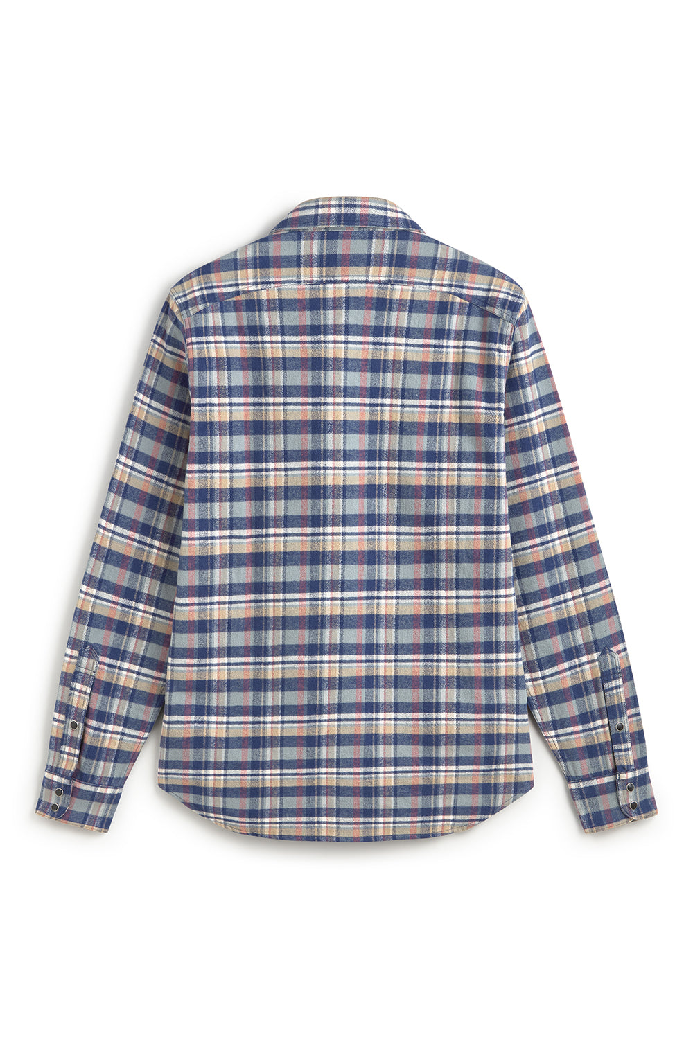 Shirt 01 in Blue and Cream Plaid