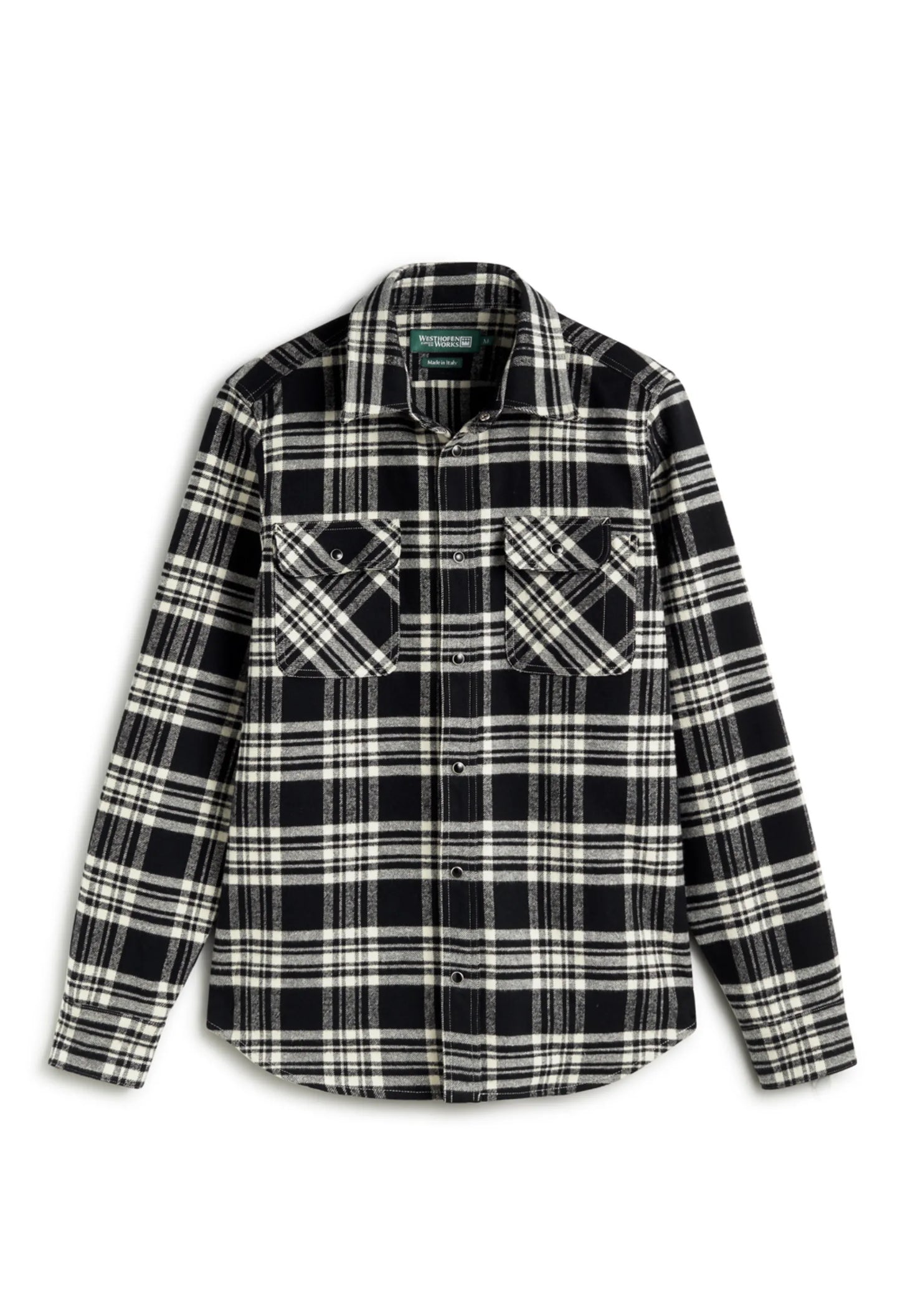 Shirt 01 in Black and White Plaid – Westhofen Works Shirt 01 in Black and White Plaid – Westhofen Works