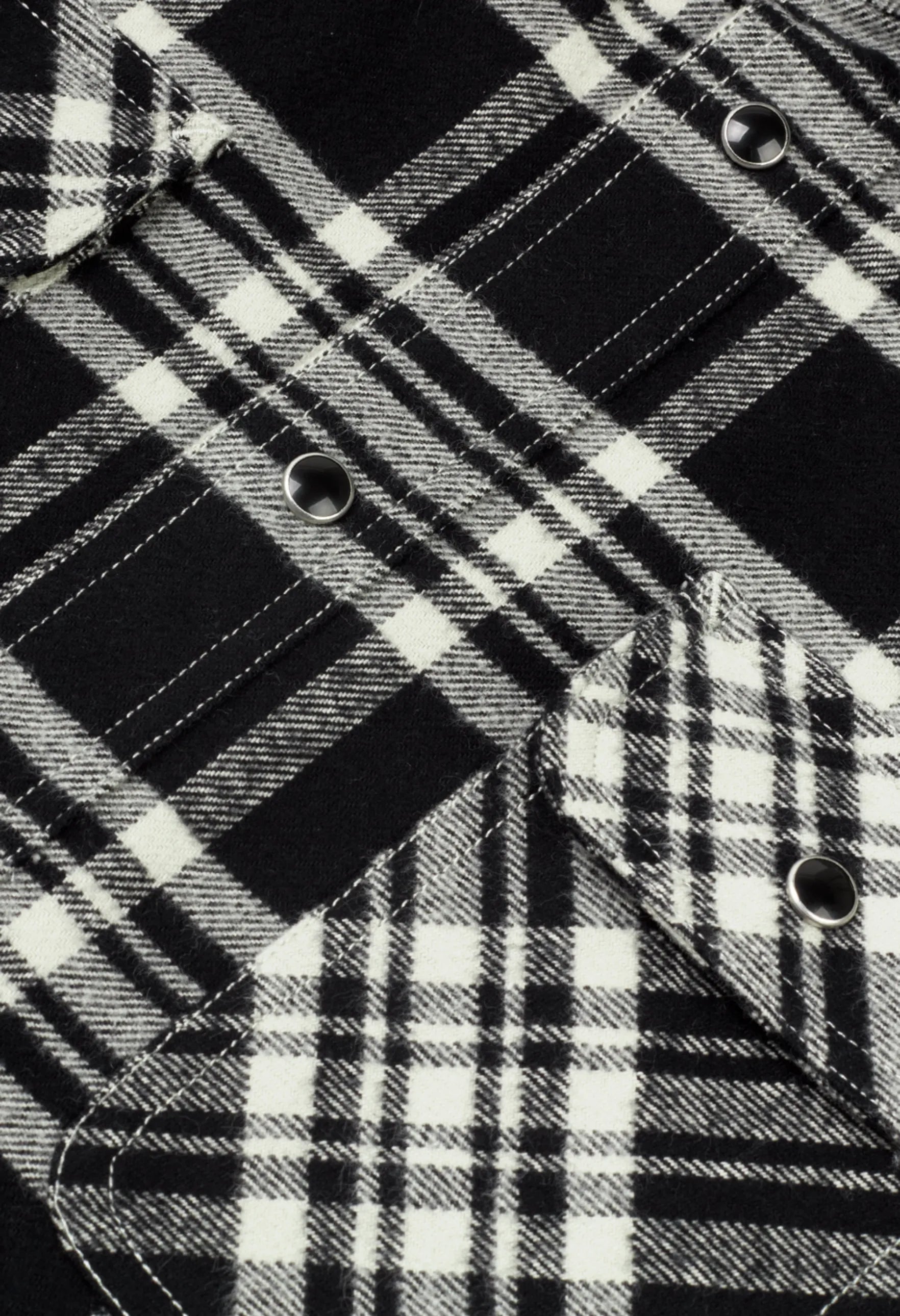 Shirt 01 in Black and White Plaid – Westhofen Works Shirt 01 in Black and White Plaid – Westhofen Works