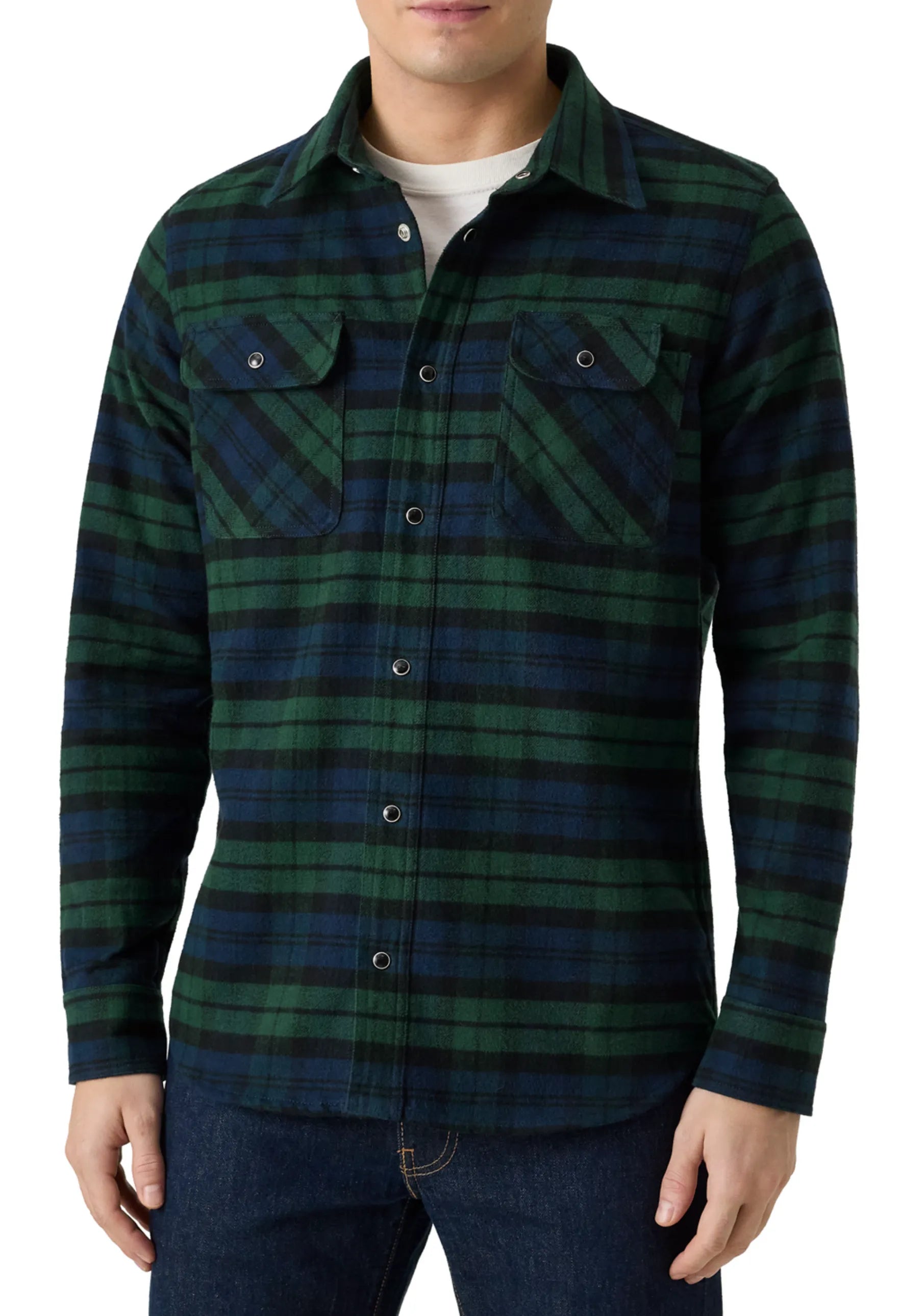 Shirt 01 in Blackwatch Plaid – Westhofen Works Shirt 01 in Blackwatch Plaid – Westhofen Works