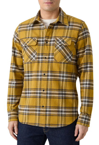 Shirt 01 in Yellow Plaid